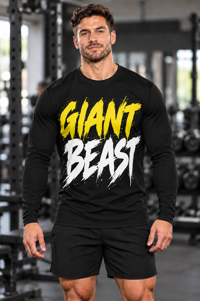 GIANT BEAST — The Only One | Men's Long Sleeve Yellow/White