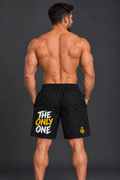 GIANT BEAST — The Only One | Heren Short Geel/Wit — Zwarte Koordjes
