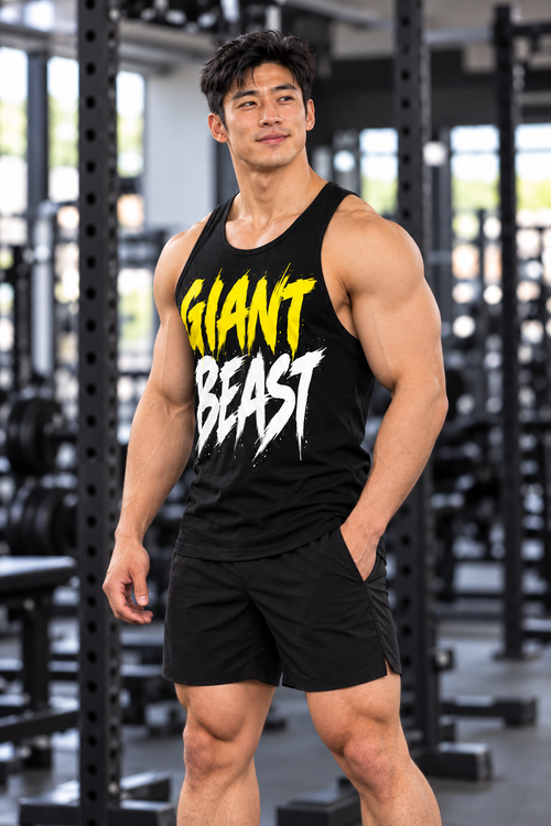 GIANT BEAST — The Only One | Herrenhemd Gelb/Weiß