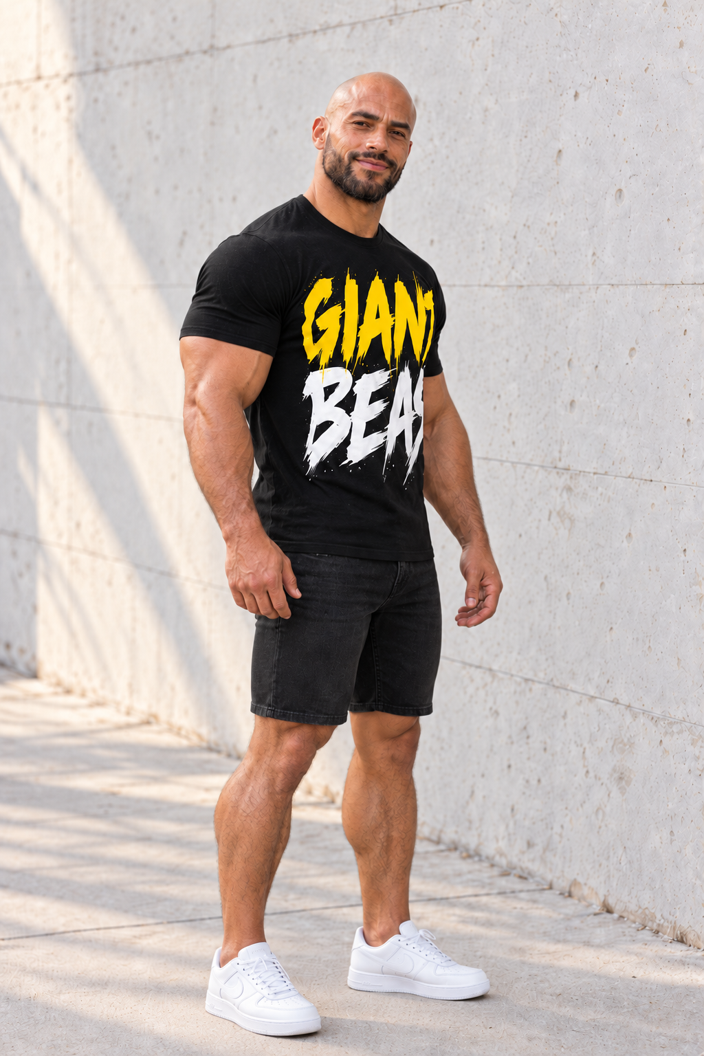 GIANT BEAST — The Only One | T-shirt uomo Giallo/Bianco