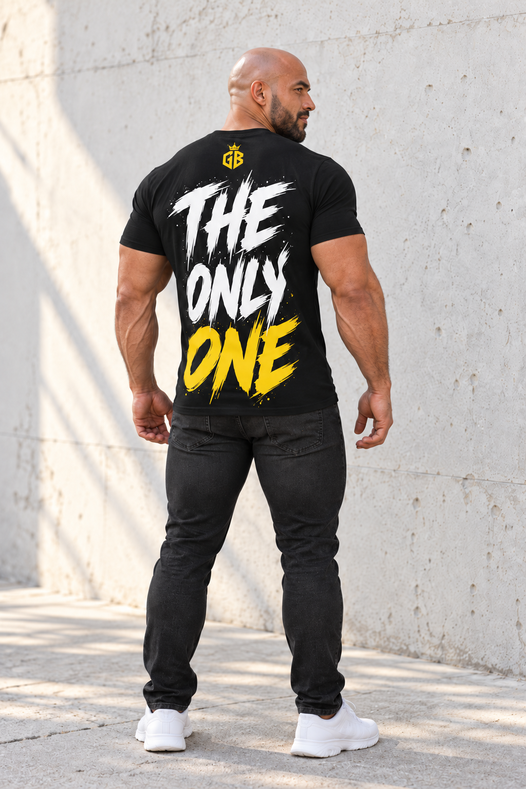 GIANT BEAST — The Only One | T-shirt uomo Giallo/Bianco