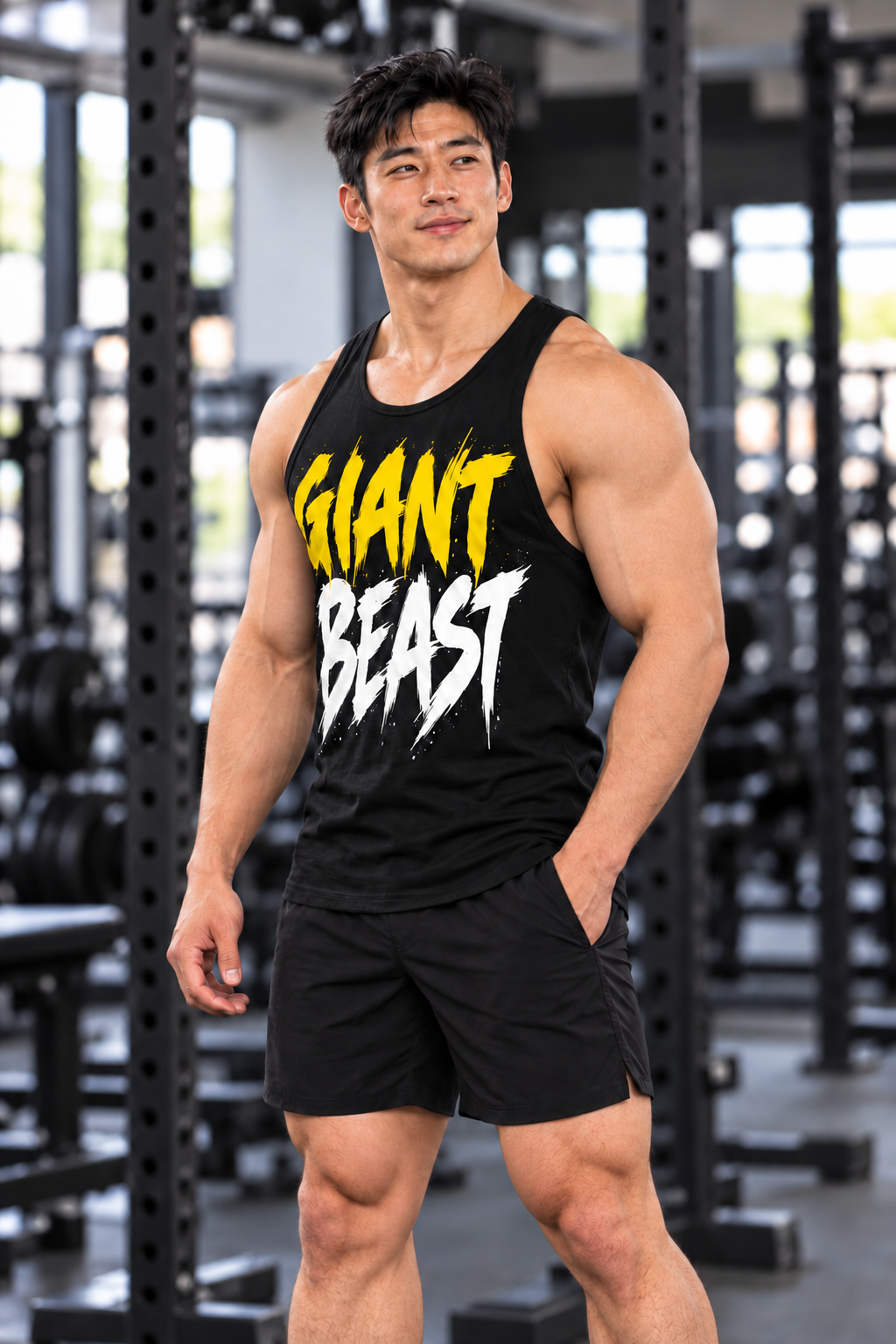 GIANT BEAST — The Only One | Camicia Uomo Giallo/Bianco