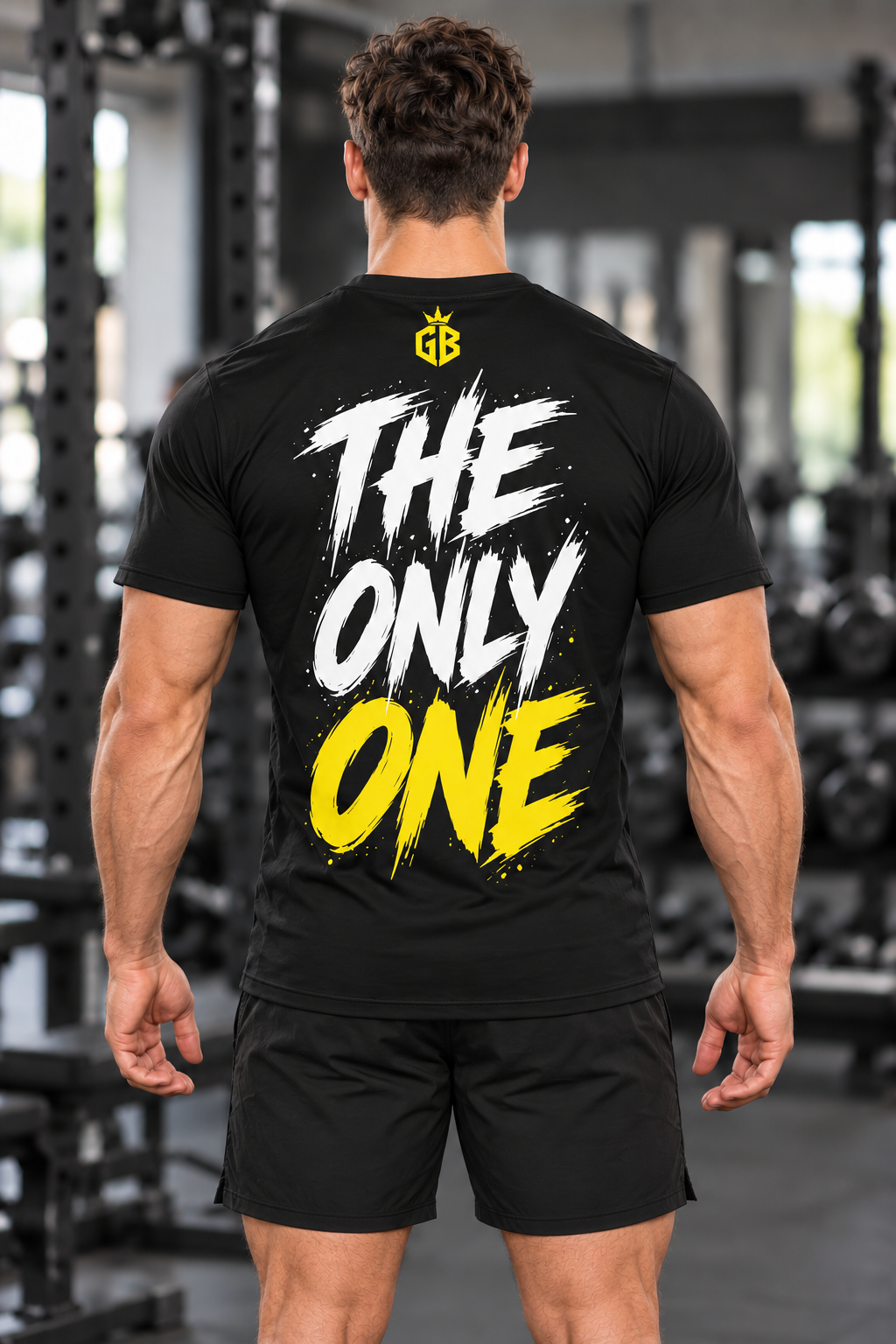 GIANT BEAST — The Only One | Heren T-shirt Geel/Wit
